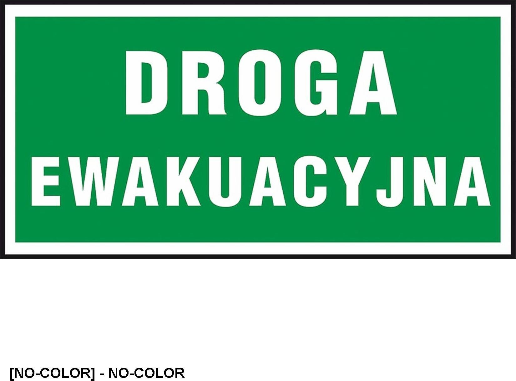R.E.I.S. Z-40E - Znak ewakuacyjny Droga ewakuacyjna