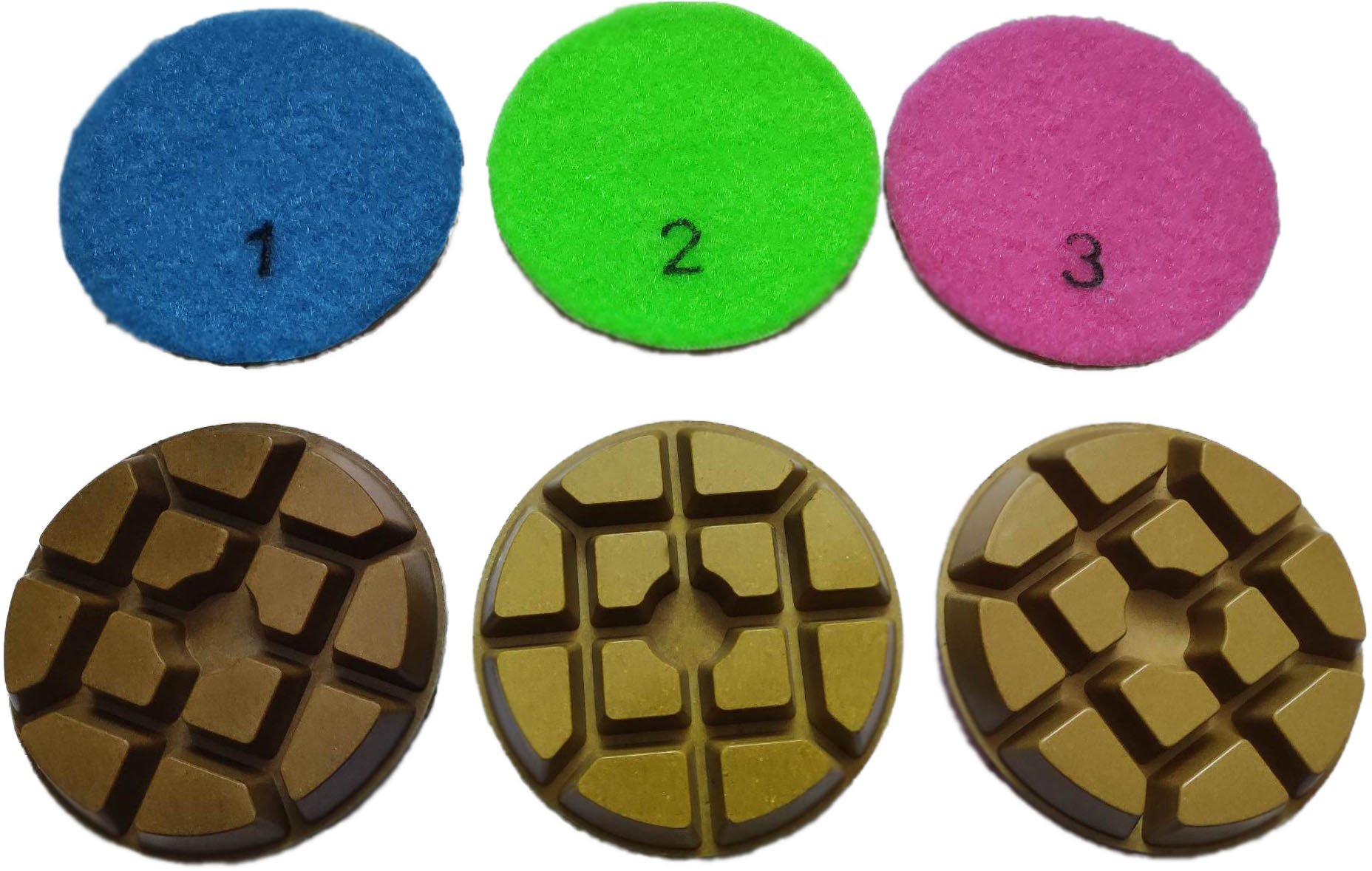 Kombinacyjne pady do polerowania betonu kamienia (2 Etap)