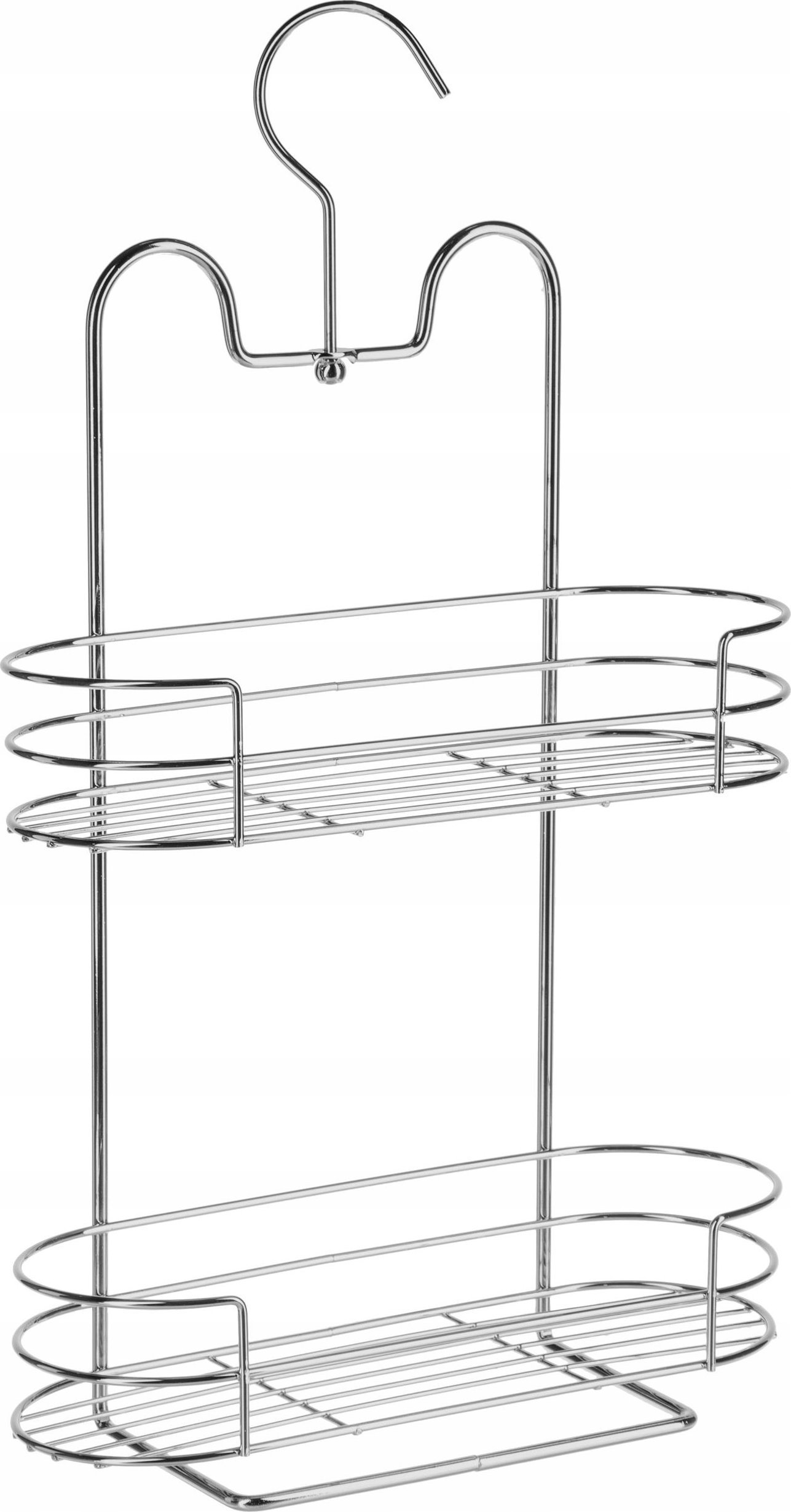 5five Półka wisząca pod prysznic, 2 poziomy, stal chromowana