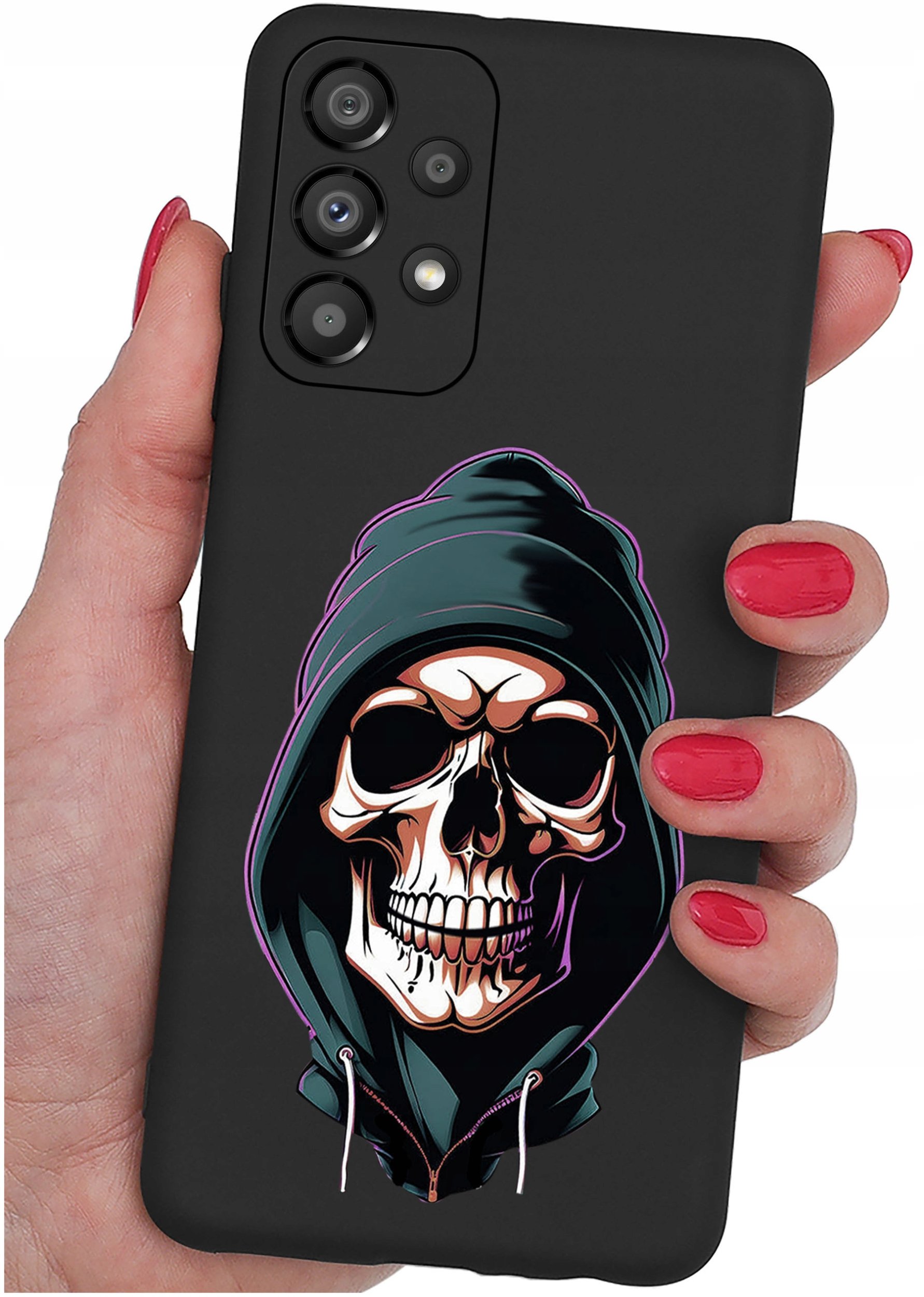 ETUI do Samsung Galaxy A53 5G WZORY |SILIKONOWE MATT CASE + SZKŁO 9H