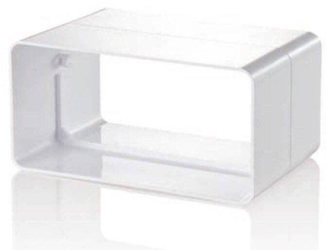 Łącznik kanału płaskiego 60X204 biały KP60-2