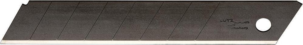 Lutz Blades Ostrze odlamywane 18mm, 10 szt. w opakowaniu , czarne LUTZ BLADES