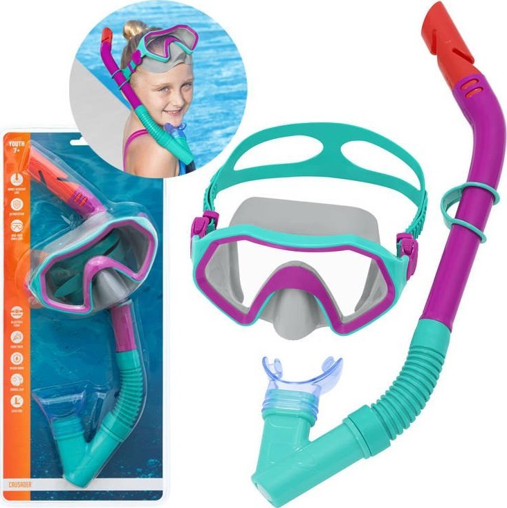 Bestway Maska z rurką do pływania nurkowania 24025