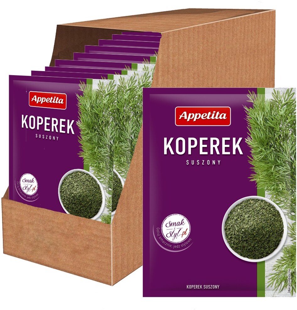 Appetita suszony koperek 6 g x 20 sztuk