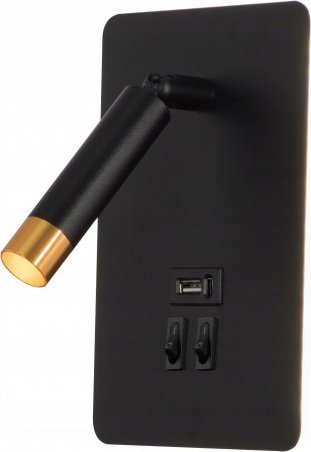 Kinkiet TECKIN Lampka nocna LED G9 (kinkiet z USB)