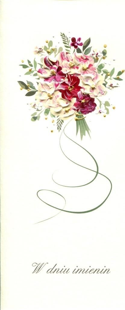 MAK Karnet Imieniny DL I 101 - Kwiaty