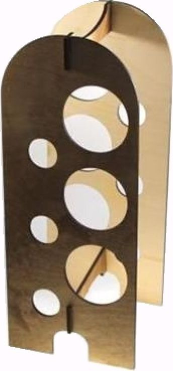 Anapol Drewniany stojak na wino Anapol na 6 butelek