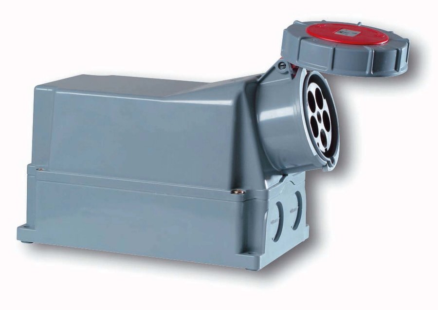 PCE Gniazdo stałe POWER TWIST 125A 3P+Z+N 400V IP67 - 145-6