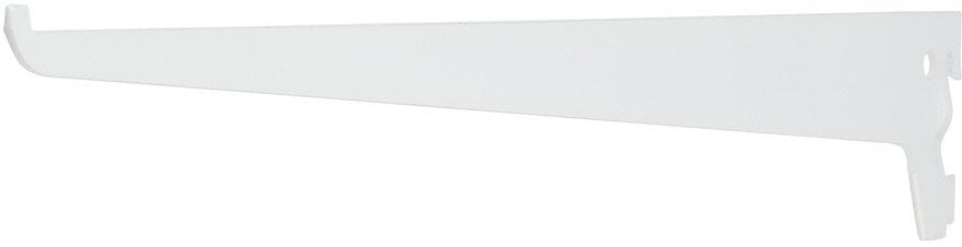 BRACKET SINGLE SLOT 400 MM WHITE