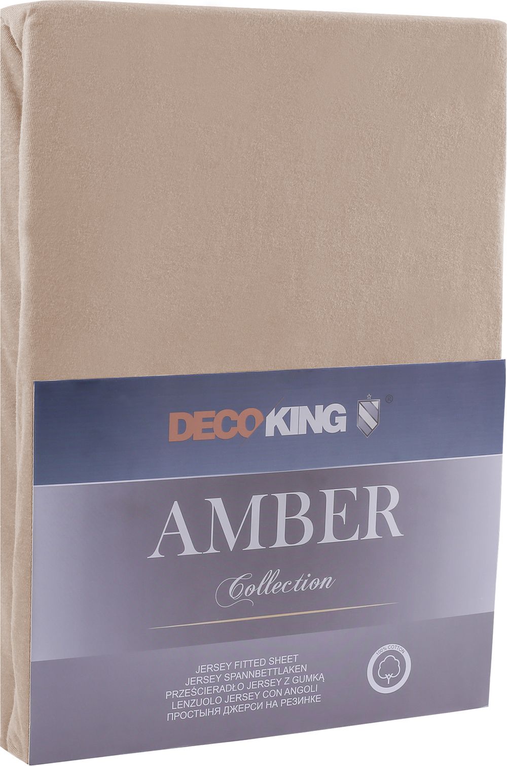 Decoking Prześcieradło Amber Capuccino r. 90x200 cm