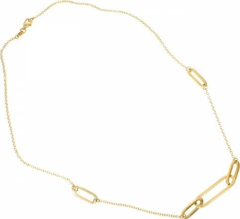 Złoty naszyjnik z dużymi ogniwami CE.01054 pr.585