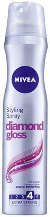 Nivea Diamond Gloss Styling Spray Lakier do włosów 250ml