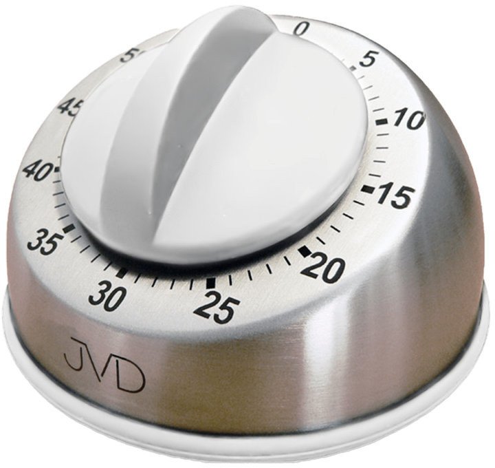 Minutnik JVD Minutnik DM83.1 mechaniczny biały 9,6 cm