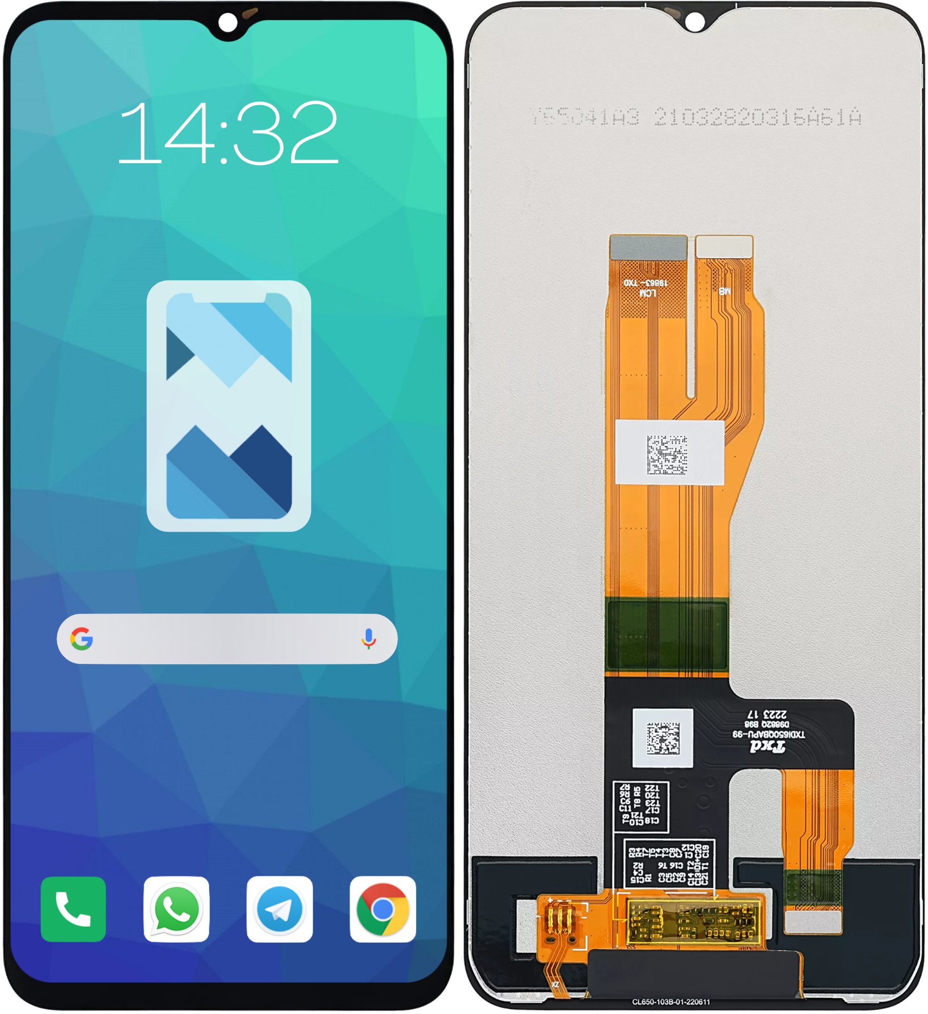 Wyświetlacz LCD Ekran Szybka Dotyk do Realme Narzo 50i Prime RMX3506