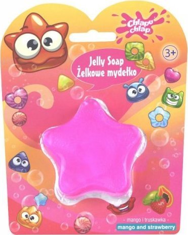 Chlapu Chlap Mydełko Żelowe-zapach mango i truskawki 1szt