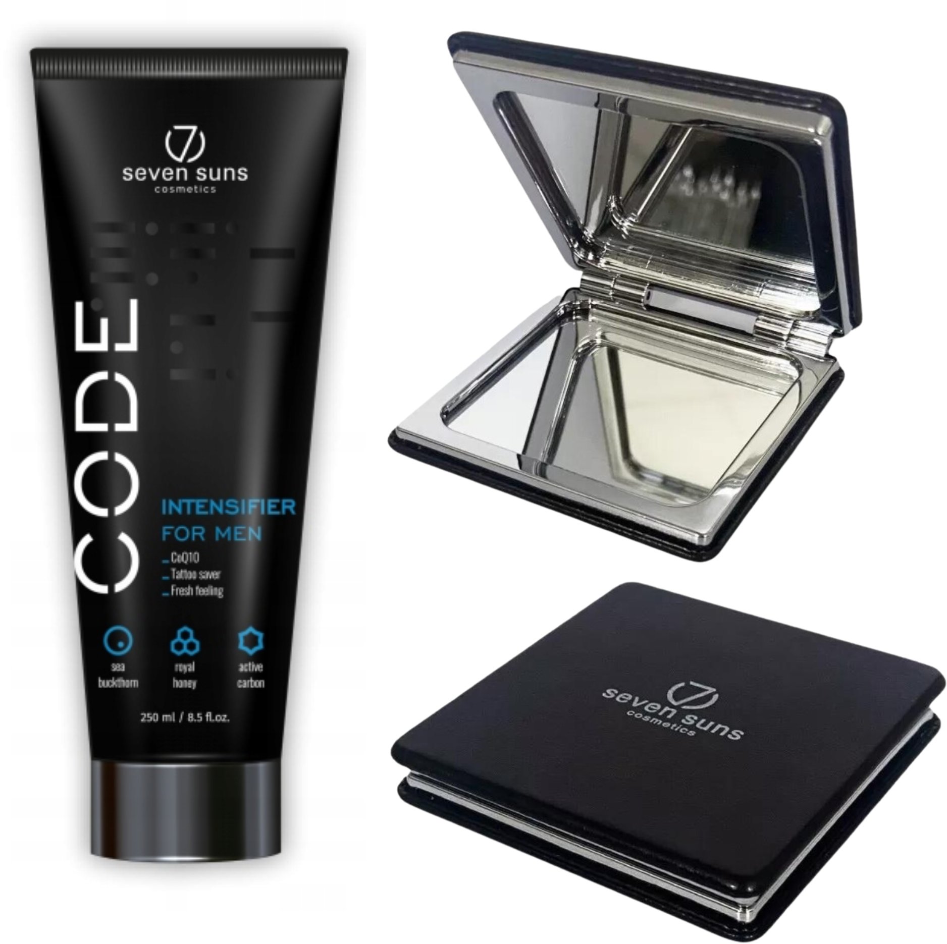 7suns Code Przyspieszacz Dla Mężczyzn 250ml + Podwójne Lusterko Gratis