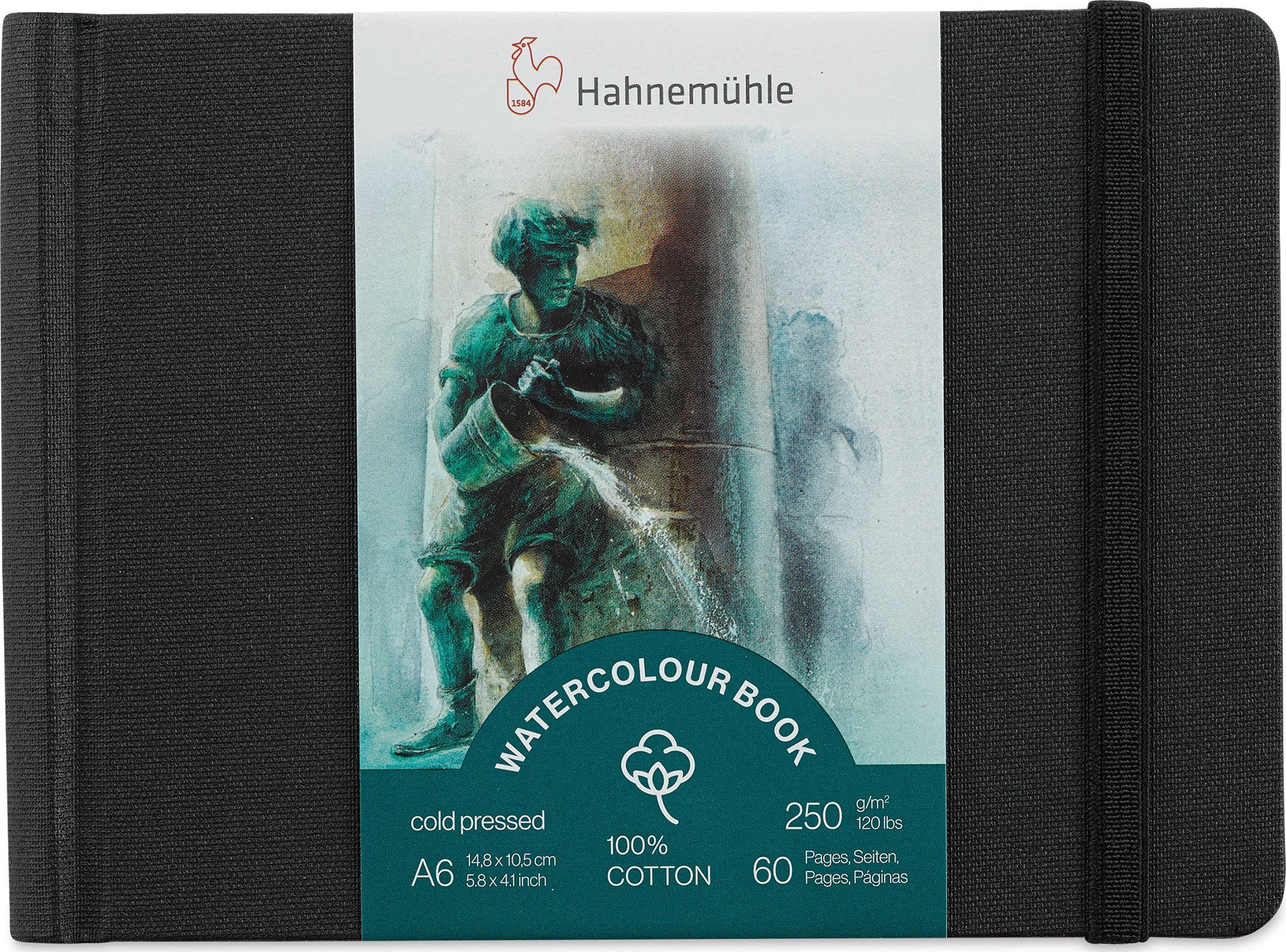 Hahnemühle Hahnemühle Watercolour Book A 6 Landscape 100% Cotton 60 p. 250g