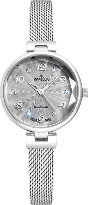 Zegarek Acappella Zegarek damski Appella L50004.5177DQ srebrny