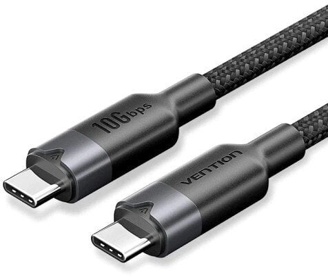 Kabel USB Vention Kabel USB-C do USB-C USB 3.2 5A 10Gbps 1m czarny