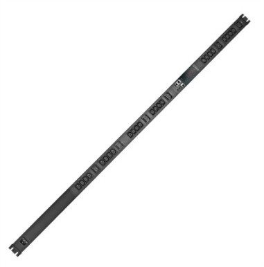 GUDE EPC 87-1310-18 30-drożne przełączane i mierzone PDU, instalacja pionowa 0U, czarny, 170 cm