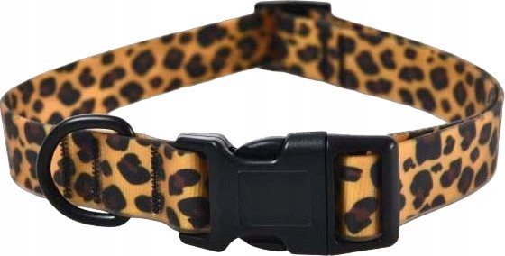 Barry King Wodoodporna obroża dla psa, PVC, panterka, 2x35-55cm
