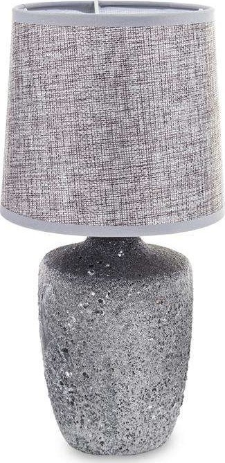Lampa stołowa Art-Pol Lampa stołowa szara ceramiczna H: 32 cm