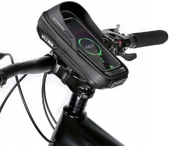 WILDMAN sakwa rowerowa na kierownicę na zamek 0,5L (4" - 7") ES16 czarna