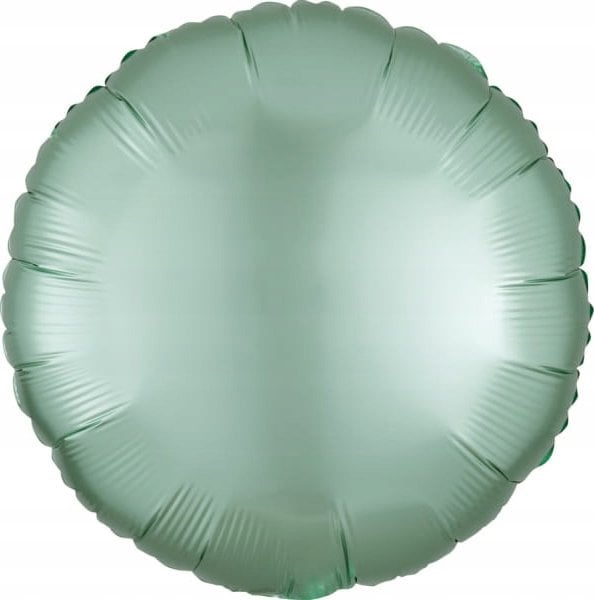 AMSCAN Balon foliowy Lustre Mint Green okrągły 43cm 9914107