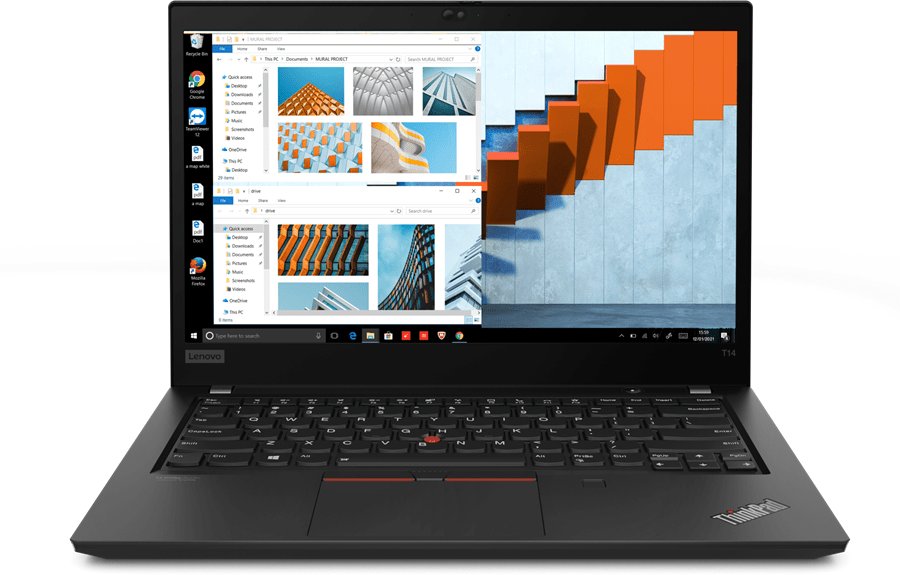 Laptop Lenovo ThinkPad T14 Gen 1 Core i5 10210U (10-gen.) 1,6 GHz / 16 GB / 2 TB SSD / 14" FullHD / Win 11 Pro