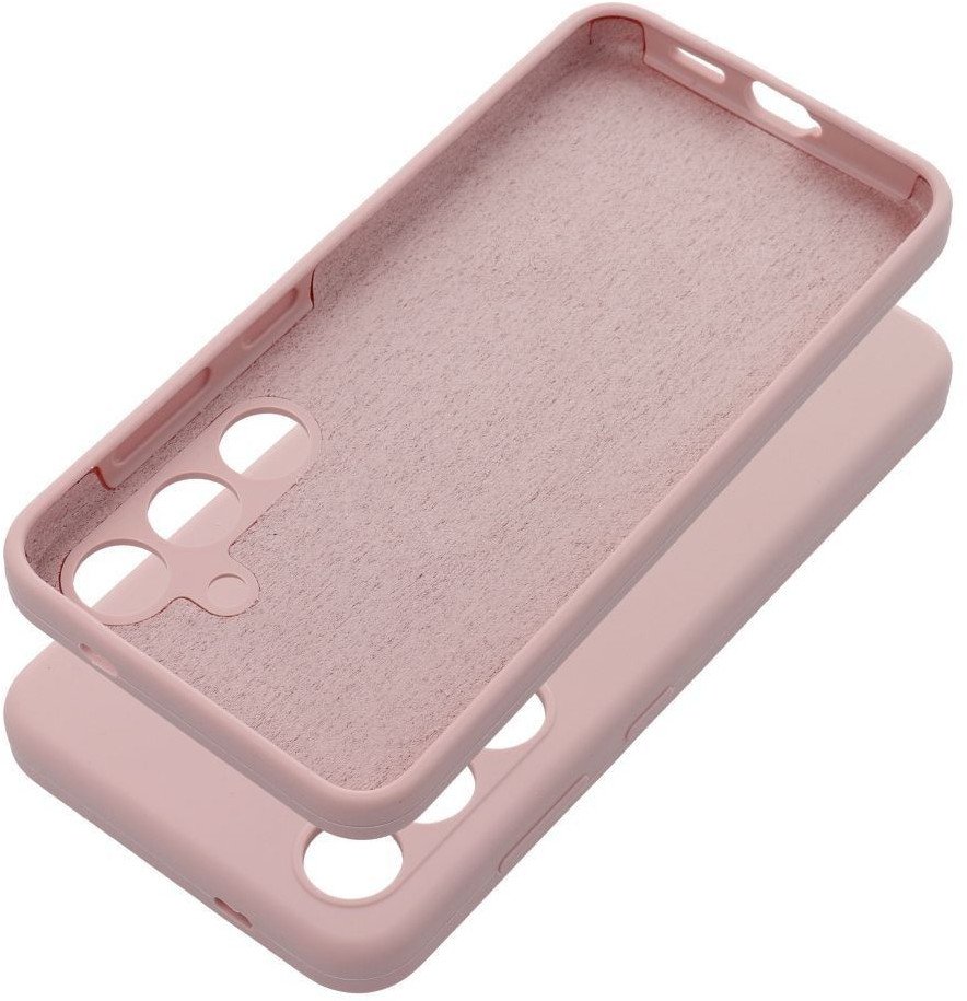 Futerał SILICONE 2mm do MOTOROLA G75 pudrowy róż