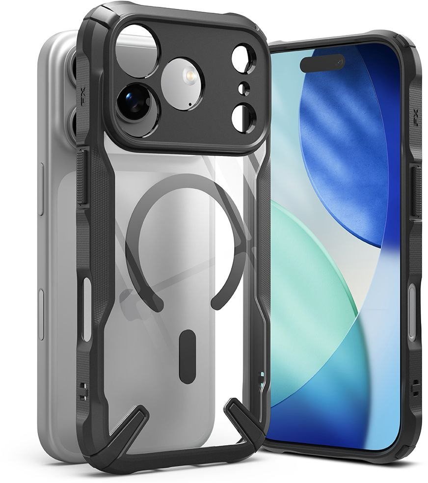 Ringke Etui Fusion-X Magnetic MagSafe do Apple iPhone 17 Pro Max Black