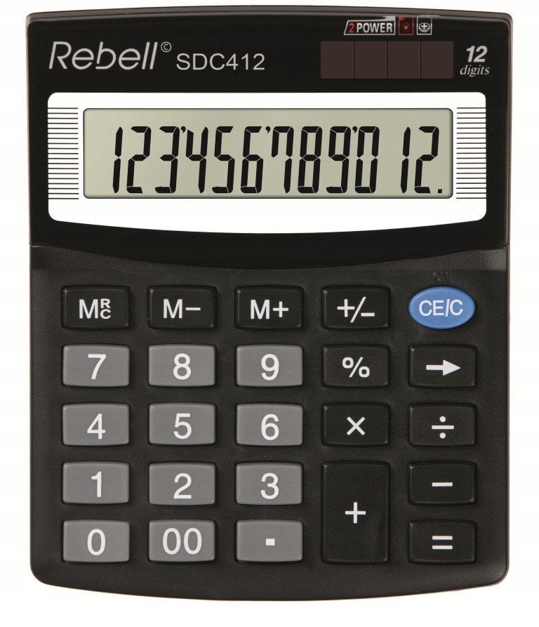 Skaičiuotuvas mažas stalinis Rebell SDC412