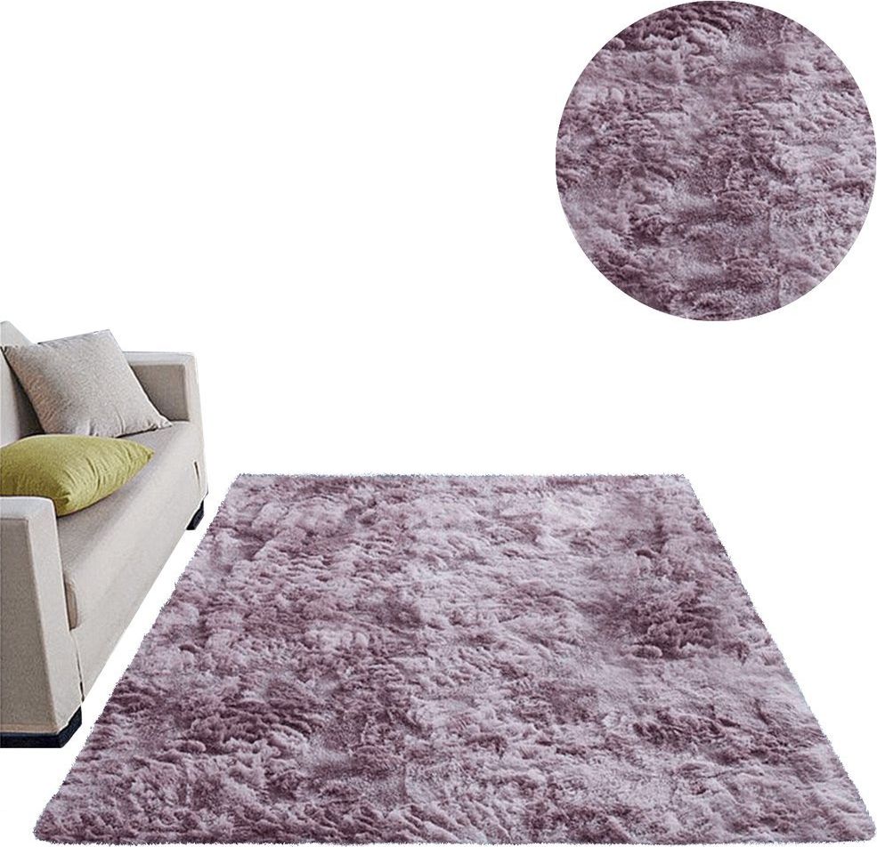 Strado Dywan Ombre Shaggy Strado 100x150 OmbrePurple (Różowy) uniwersalny