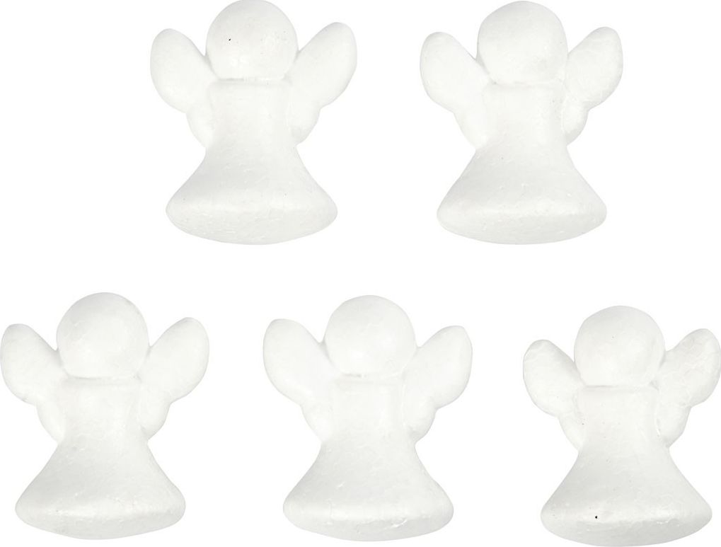 Creativ Company Aniołki ze Styropianu H: 6 cm 5 szt.