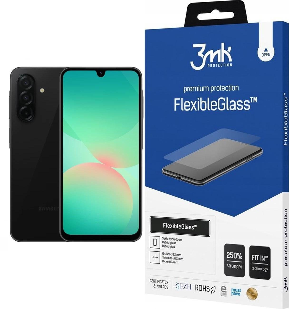 Smartfon Samsung Galaxy A26 5G 8/256GB Czarny (SM-A266BZKCEUE) + FlexibleGlass