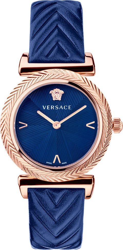 Zegarek Versace Zegarek damski Versace VERE01720 niebieski