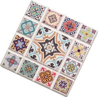 Zassenhaus Podkładka pod szklanki Zassenhaus Marrakesch, ceramika/korek, 11 x 11 cm, gwiazda