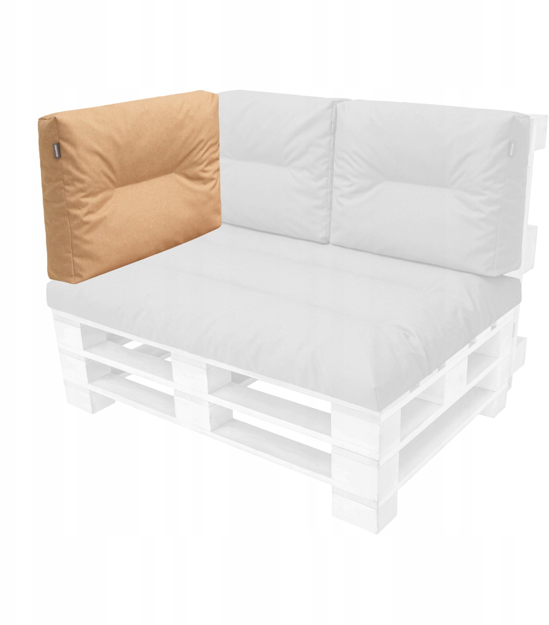 MAŁE OPARCIE FLORA BEŻOWY