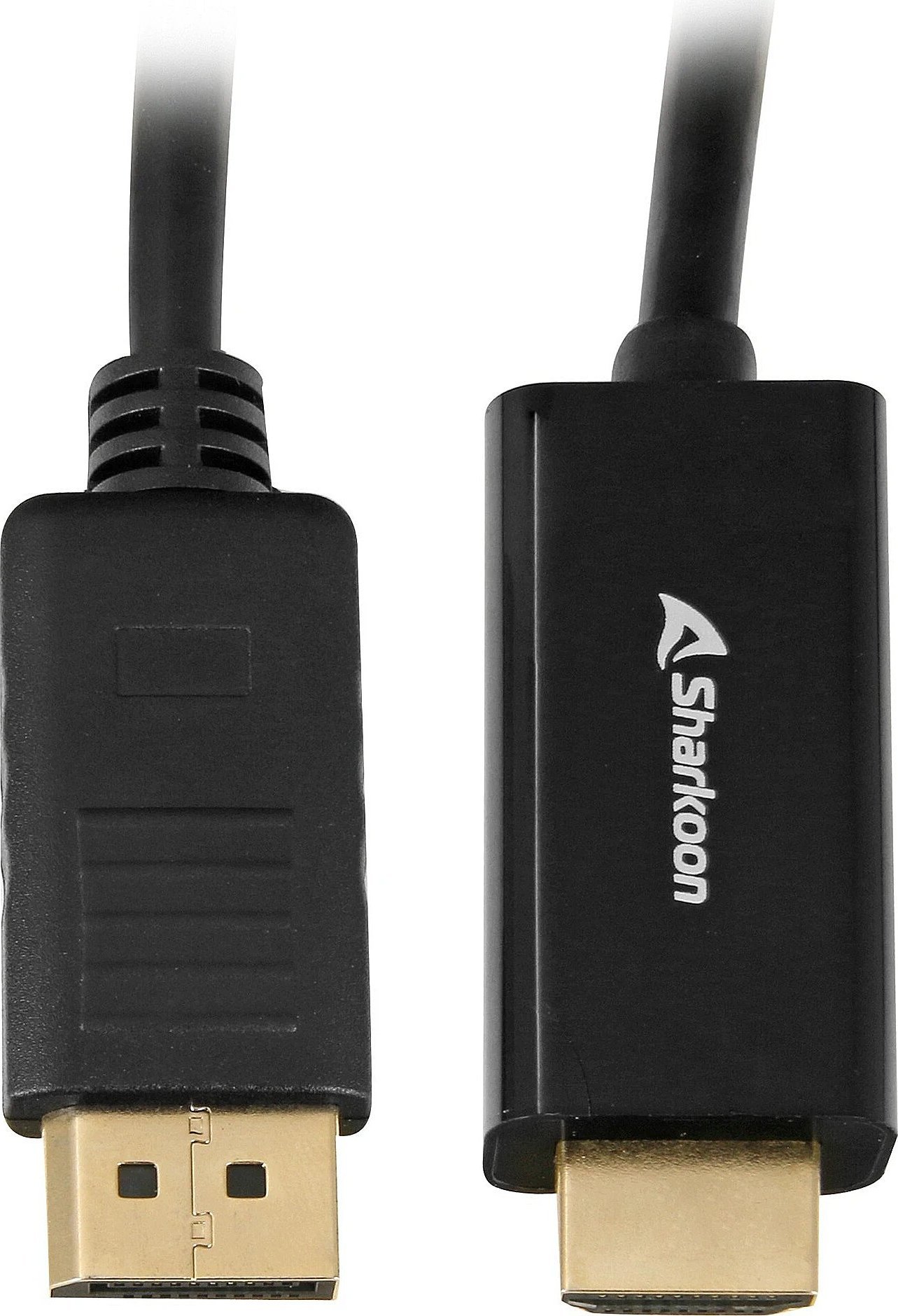 Adapter AV Sharkoon Sharkoon Displayport 1.2 to HDMI 4K Black 1m ACTIVE 4Kx2K 60hz cable adapter