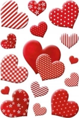 Naklejka Decor serca