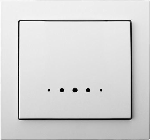 Ospel Łącznik pojedynczy Kier z podświetleniem biały (ŁP-1WS/00)