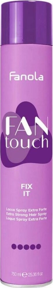 Fanola Fanola FanTouch Fix It bardzo mocny lakier do włosów 750ml