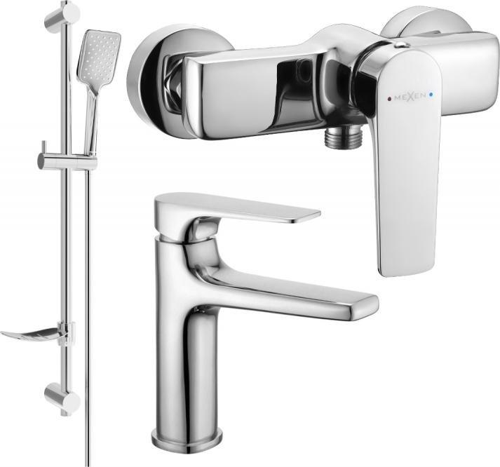 Bateria prysznicowa Mexen Mexen Lynx DF62 zestaw prysznicowy, chrom - 745904DF62-00