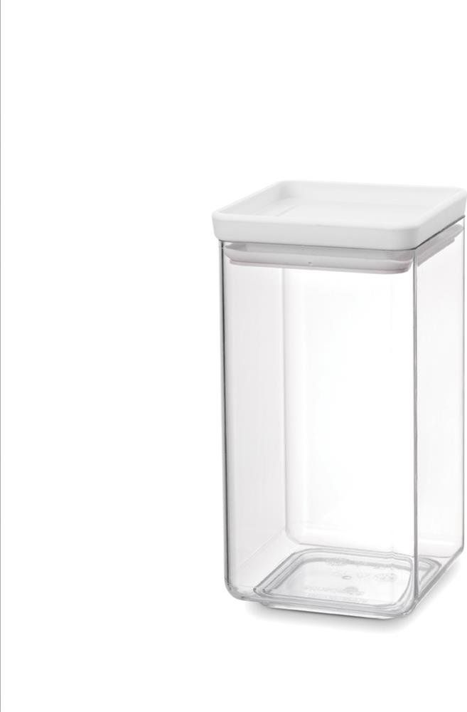 Brabantia Pojemnik kwadratowy 1,6l Tasty+ jasny szary 122484