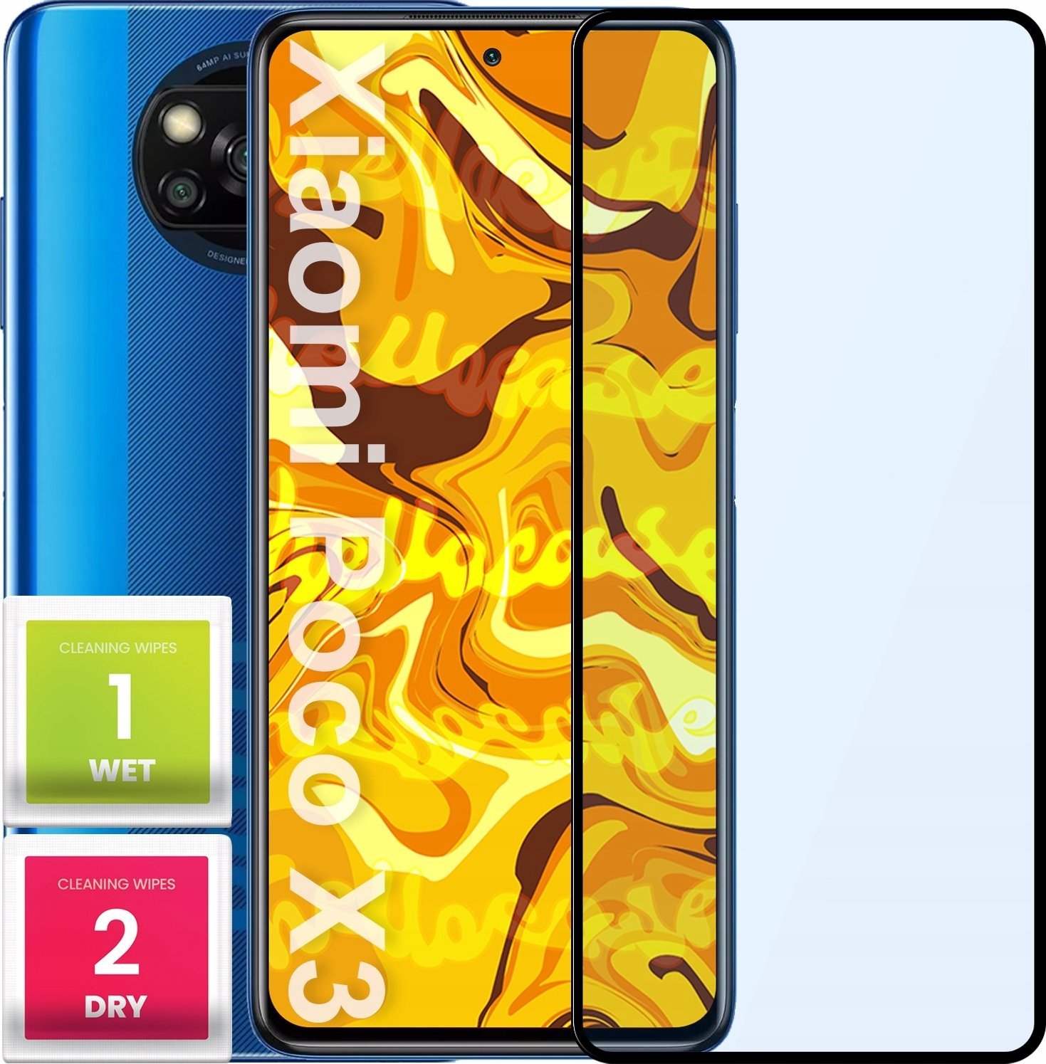 Hello Case SZKŁO HARTOWANE DO Xiaomi Poco X3 / Pro / NFC / Redmi Note 10 Pro / Max