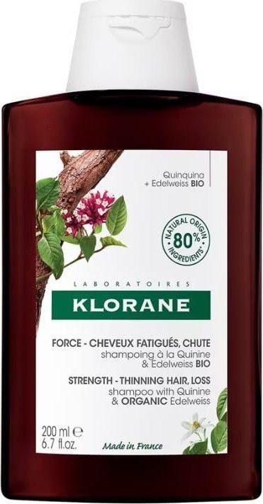 KLORANE_Strengthening Shampoo szampon do włosów z chininą i szarotką 200ml