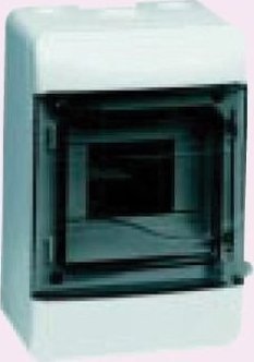 Polam Nakło Rozdzielnica natynkowa 1x16+5x10mm2, 5 modułów, zaciski PE+N z drzwiczkami IP55