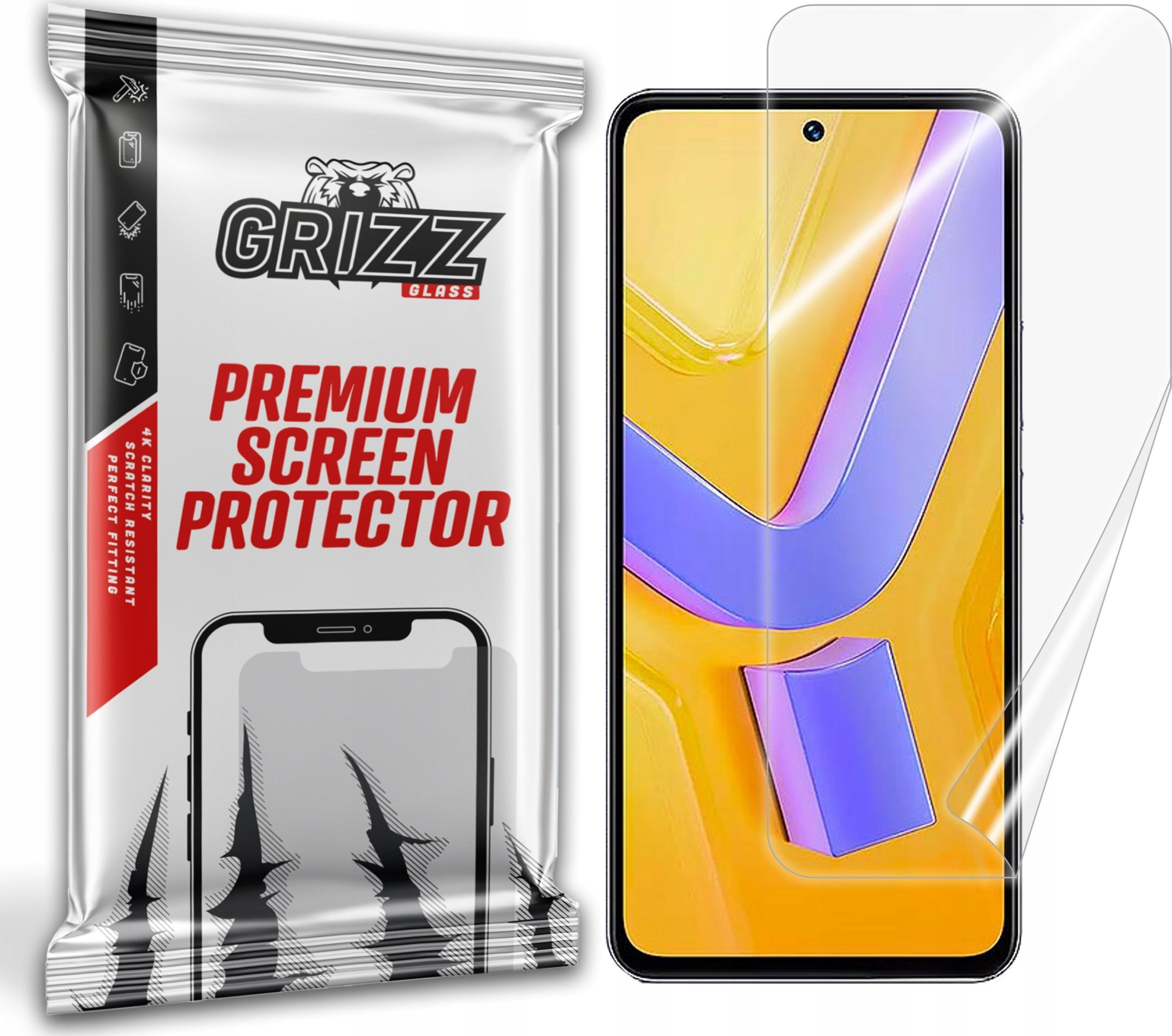GrizzGlass Folia ceramiczna GrizzGlass CeramicFilm do Vivo V30 SE