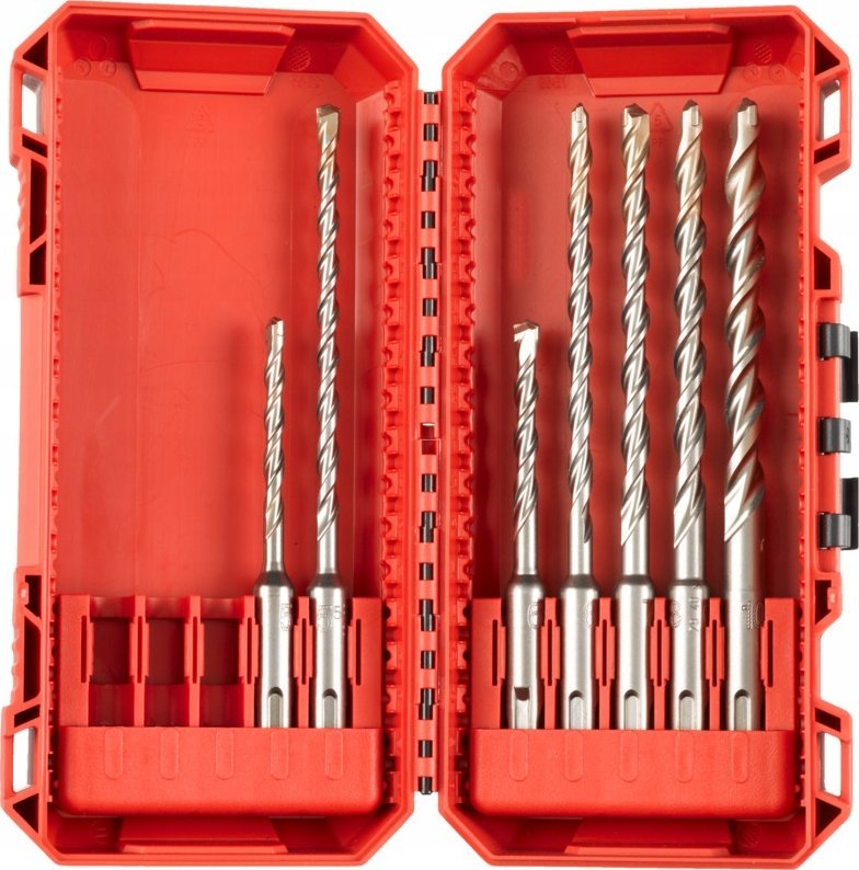 Wiertło Milwaukee MILWAUKEE SDS PLUS M2 DRILL SET. 7pcs /5-6-8x110mm - 6-8-10-12x160mm/