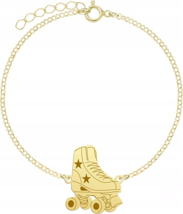 Radziszewska Jewellery Pozłacana Bransoletka Wrotki GRAWER GRATIS